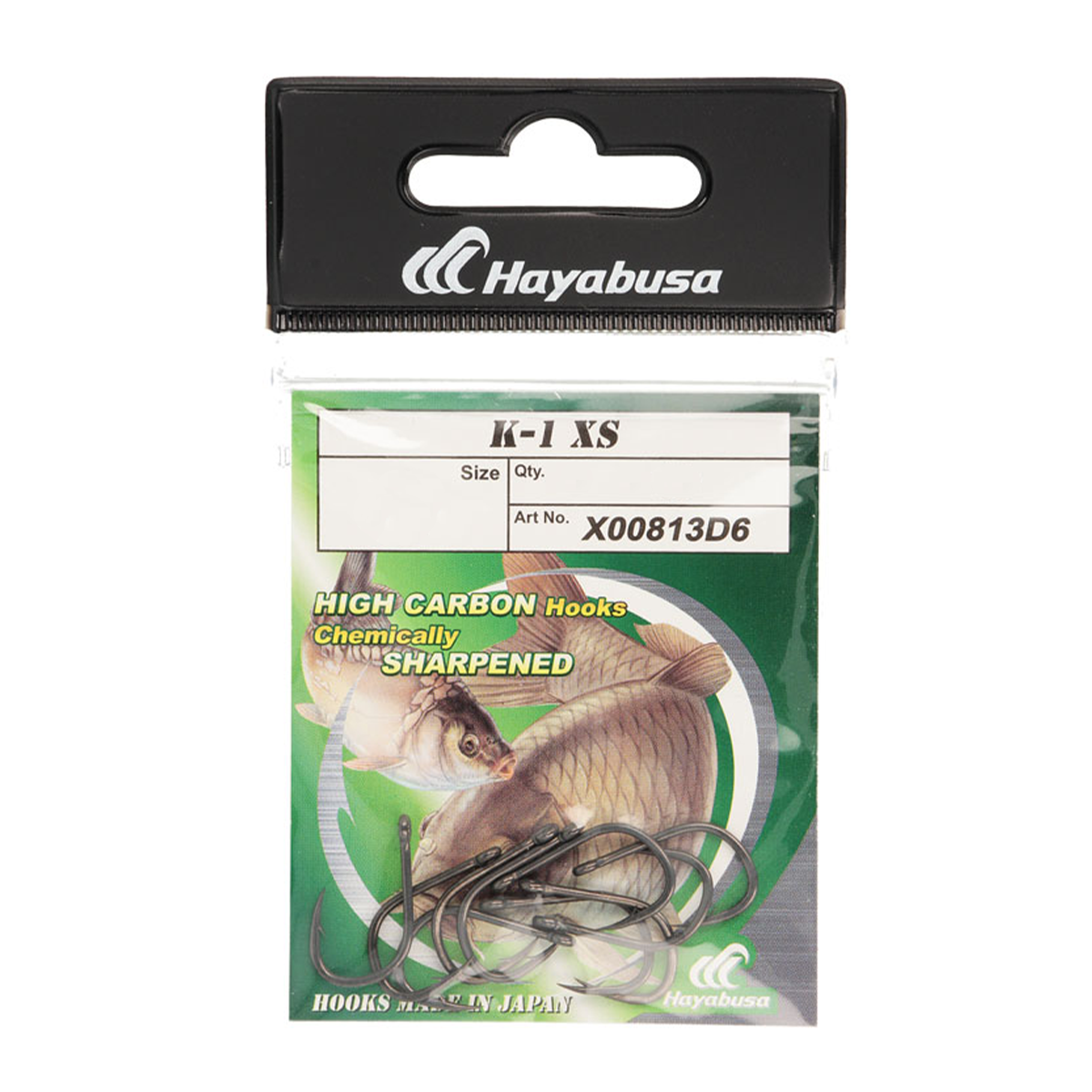 Крючок Hayabusa Carp K-1XS NRB - Фото №2