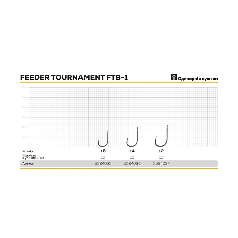 Крючок BKK Feeder Tournament FTB-1 - Фото №1