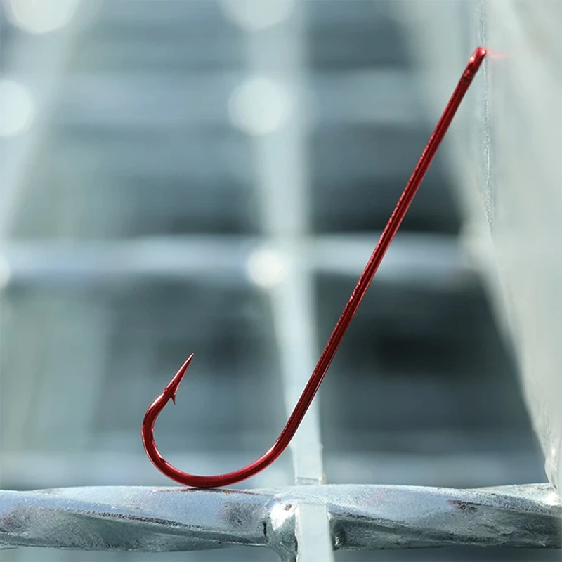 Крючок BKK Red Carlisle Bloodworm-R - Фото №3