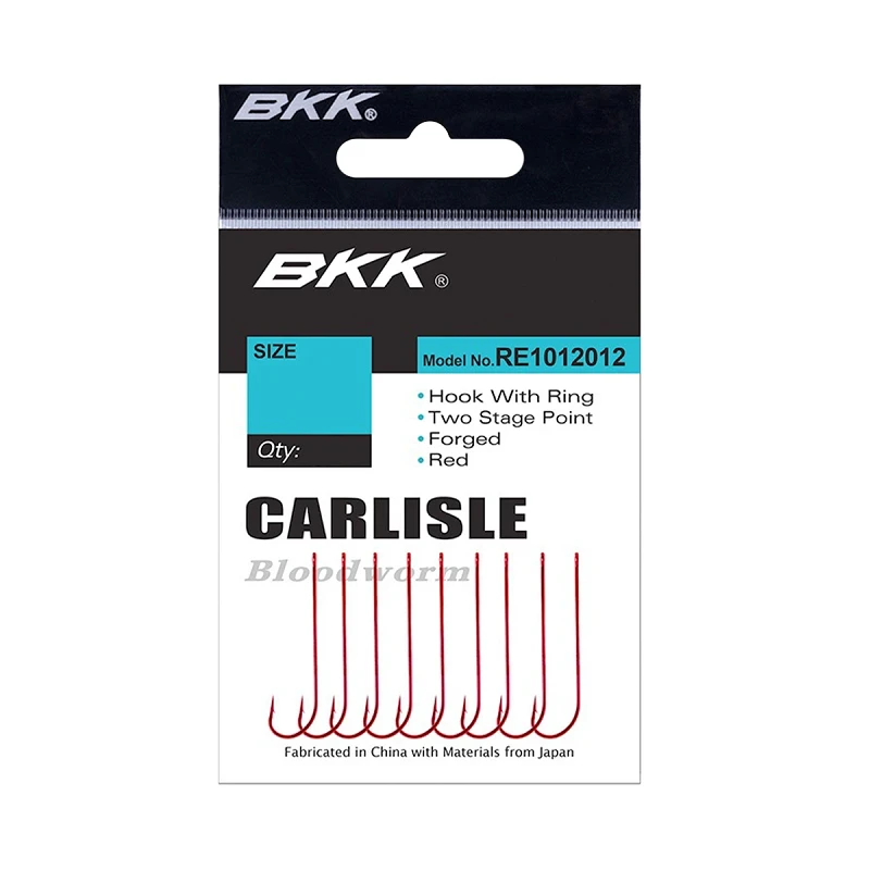 Крючок BKK Red Carlisle Bloodworm-R - Фото №5
