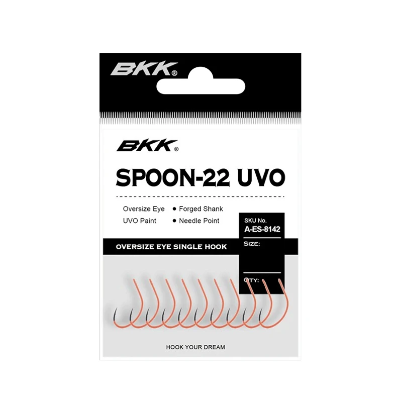 Крючок BKK Spoon-22 UV Orange - Фото №2
