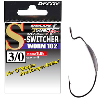 Гачок Decoy S-Switcher Worm 102 №3/0