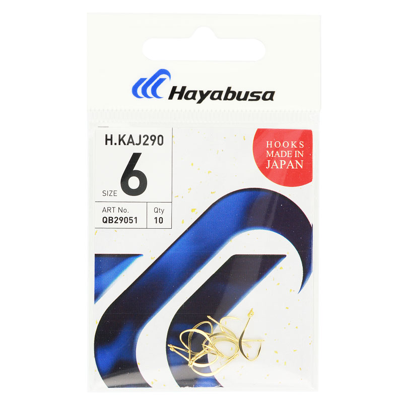 Крючок Hayabusa H.KAJ290G №6 (10шт)