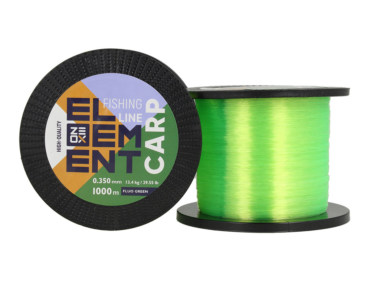 Волосінь Zeox Element Carp Line 1000м Fluo Green