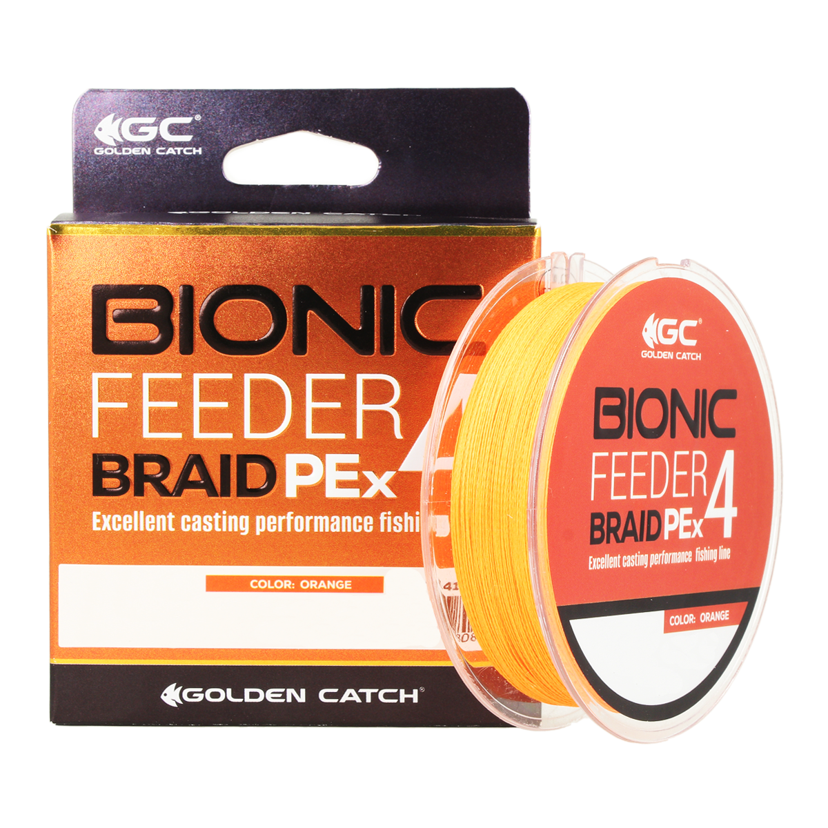 Шнур GC Bionic Feeder PE X4 150м Orange