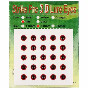 Глаза Strike Pro 3D для воблера 5мм