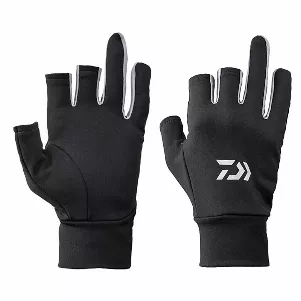 Перчатки Daiwa Stretch Fever 3 Cut DG-96009W Black