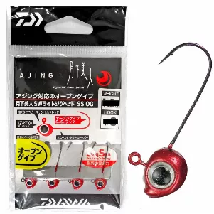 Джиг головка Daiwa Gekkabijin SWL SS OG №8 1.5г (4шт)