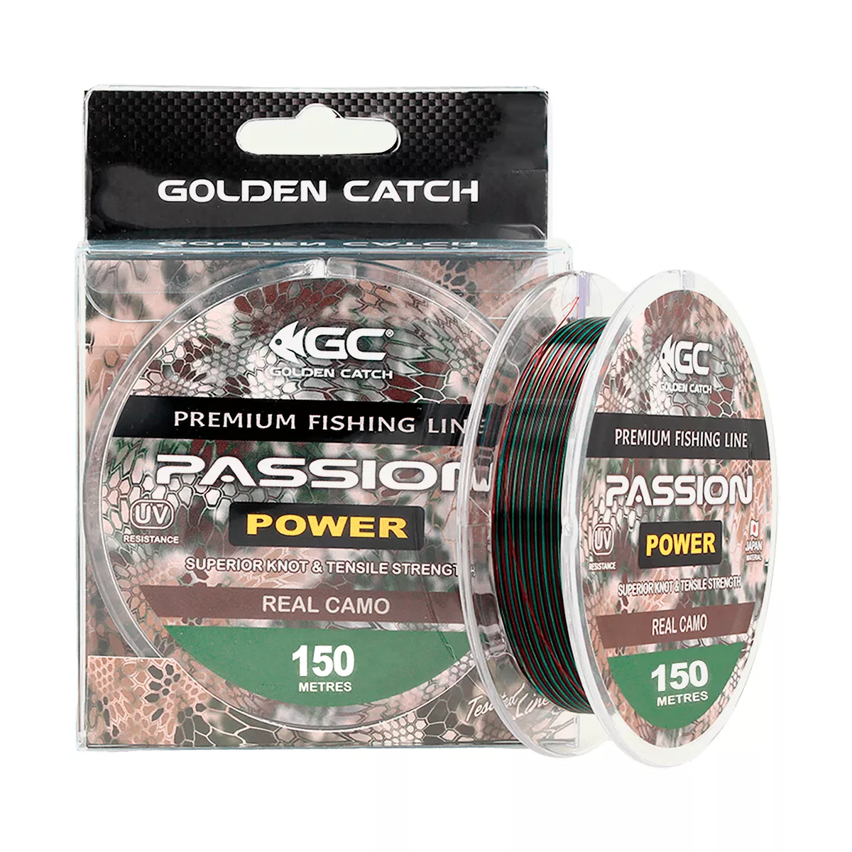 Леска GC Passion Power 150м Real Camo 0.309мм