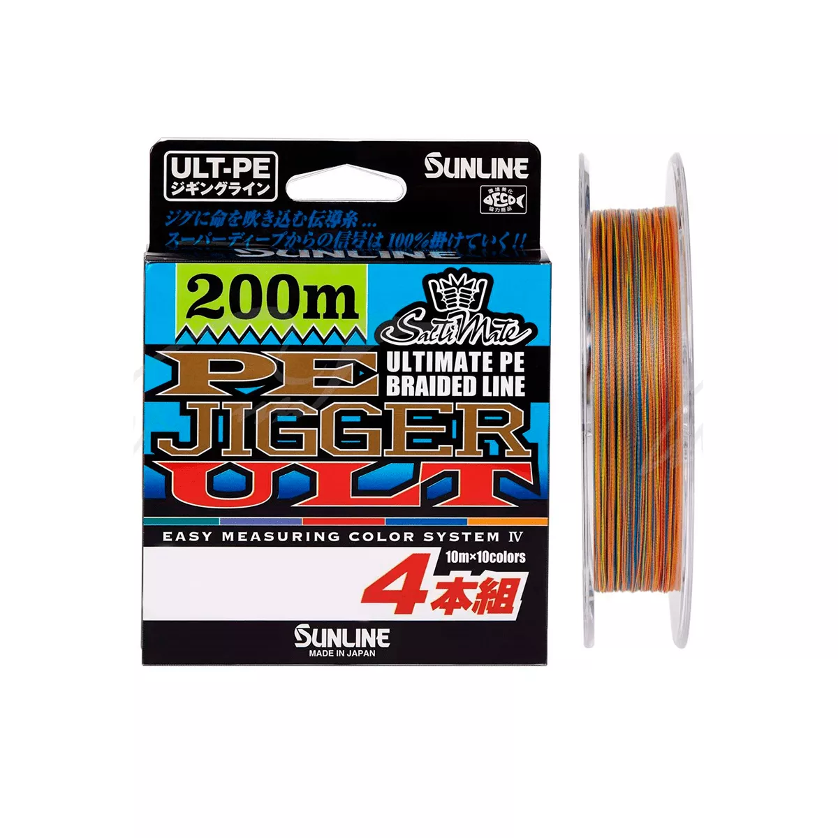 Шнур Sunline PE Jigger ULT X4 200м Multicolor