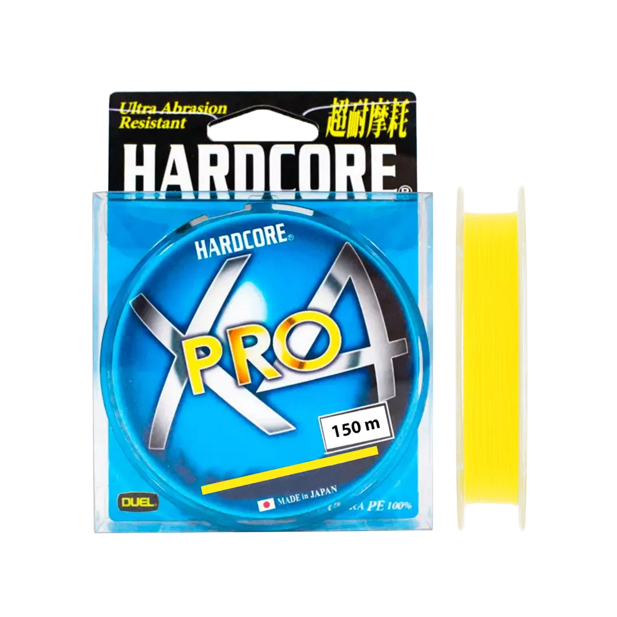 Шнур Duel Hardcore X4 Pro 150м Yellow