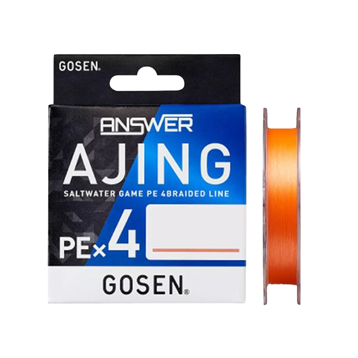 Шнур Gosen Answer Ajing PE X4 150м Orange