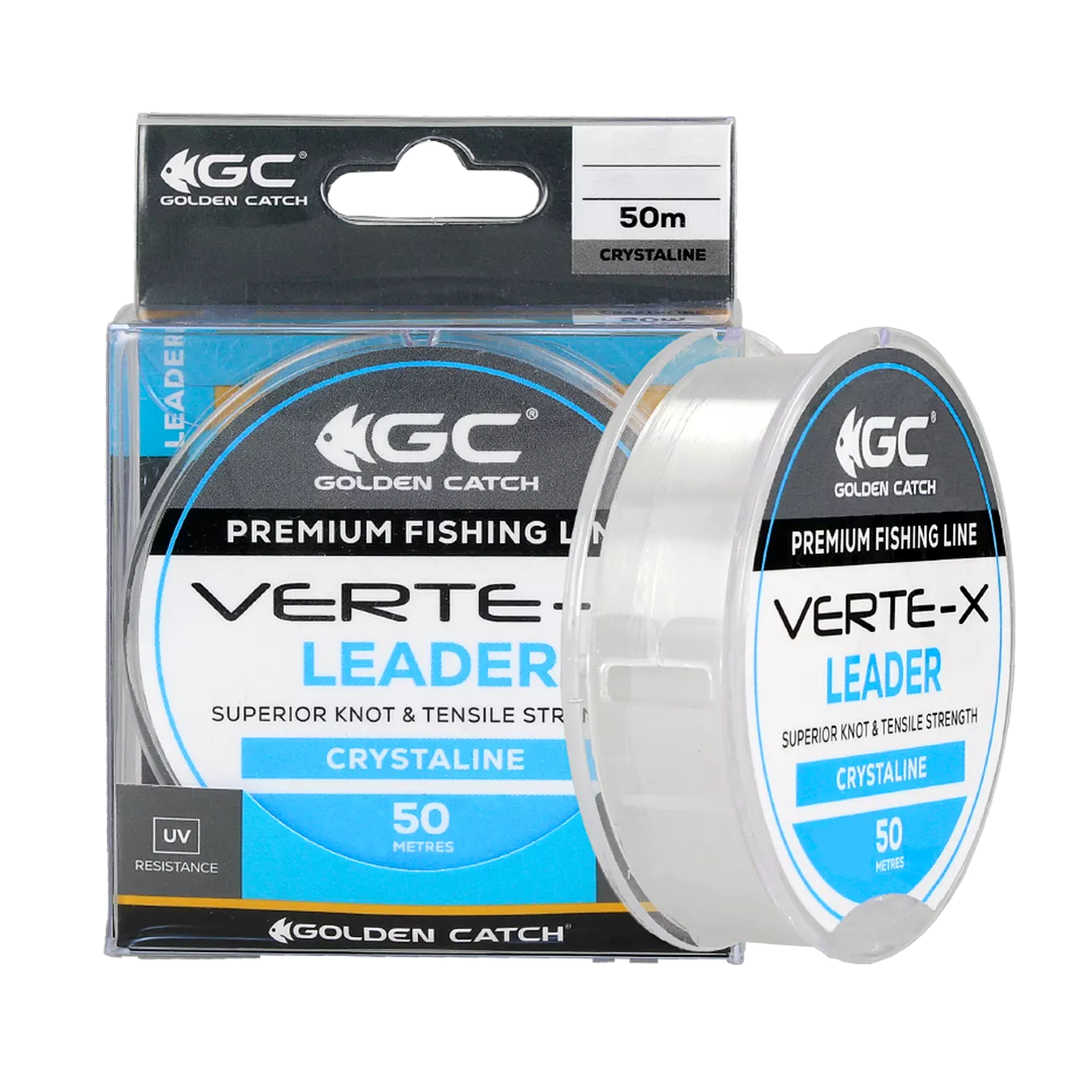 Волосінь GC Verte-X Leader 50м Crystaline
