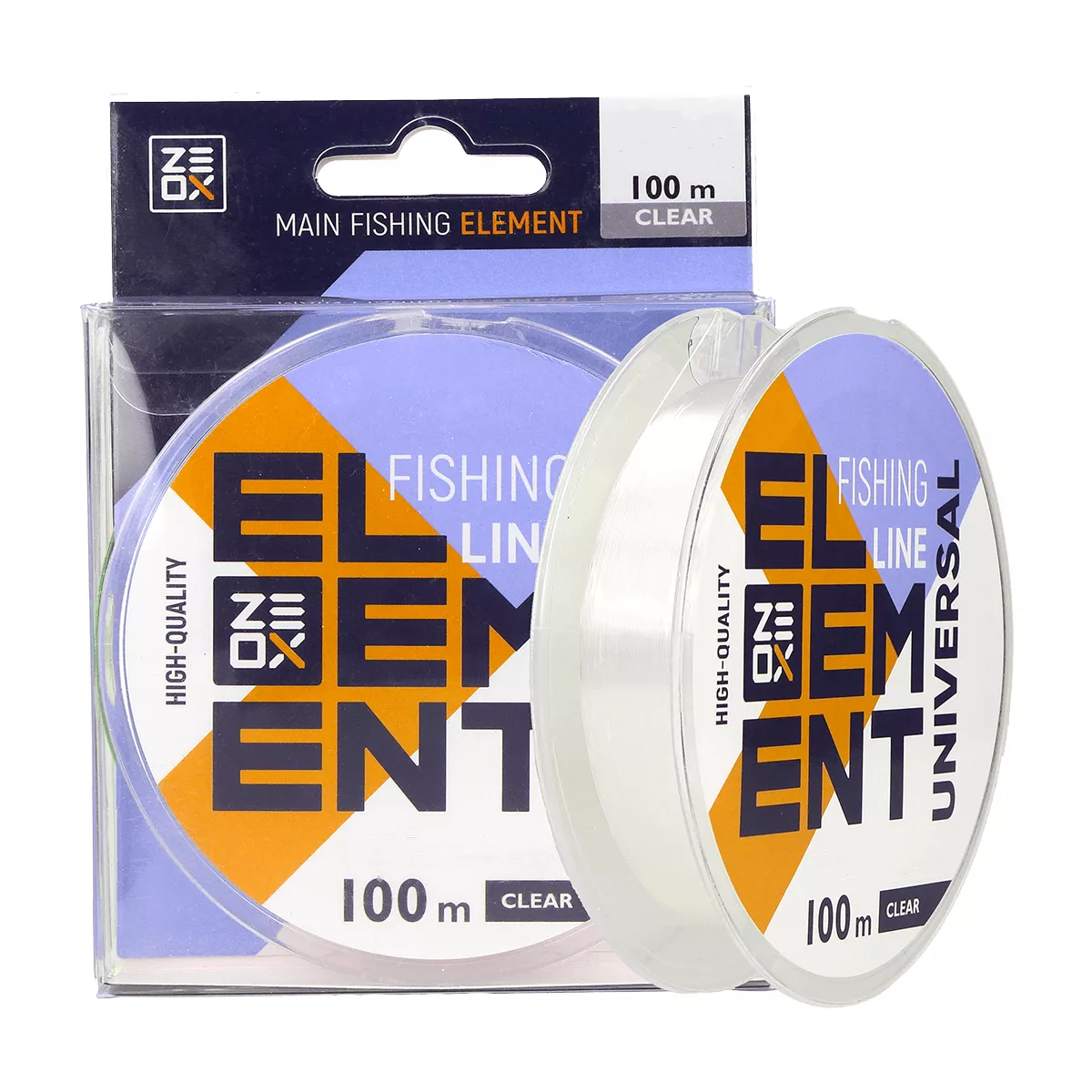 Леска ZEOX Element Universal Line 100м Clear 0.165мм