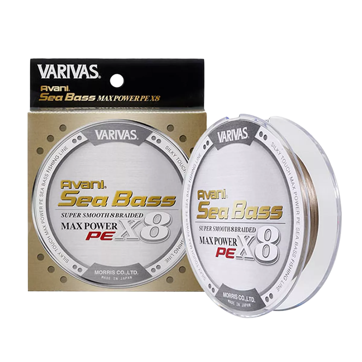 Шнур Varivas Avani Seabass Max Power PE X8 150м Status Gold