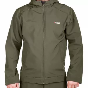 Куртка Klost Soft Shell мембрана капюшон без затяжки хаки