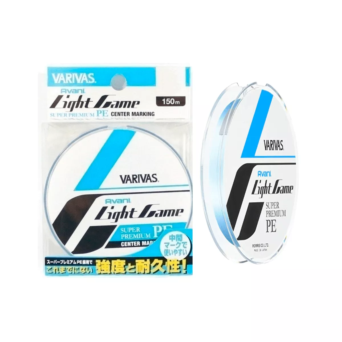 Шнур Varivas Avani Light Game Super Premium X4 150м Blue