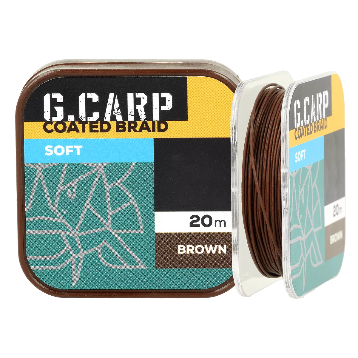 Поводочный материал  в оплетке GC G.Carp Coated Braid Soft 20м