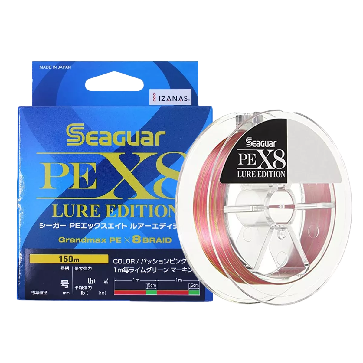 Шнур Seaguar Grandmax PE X8 150м Lure Edition Multicolor