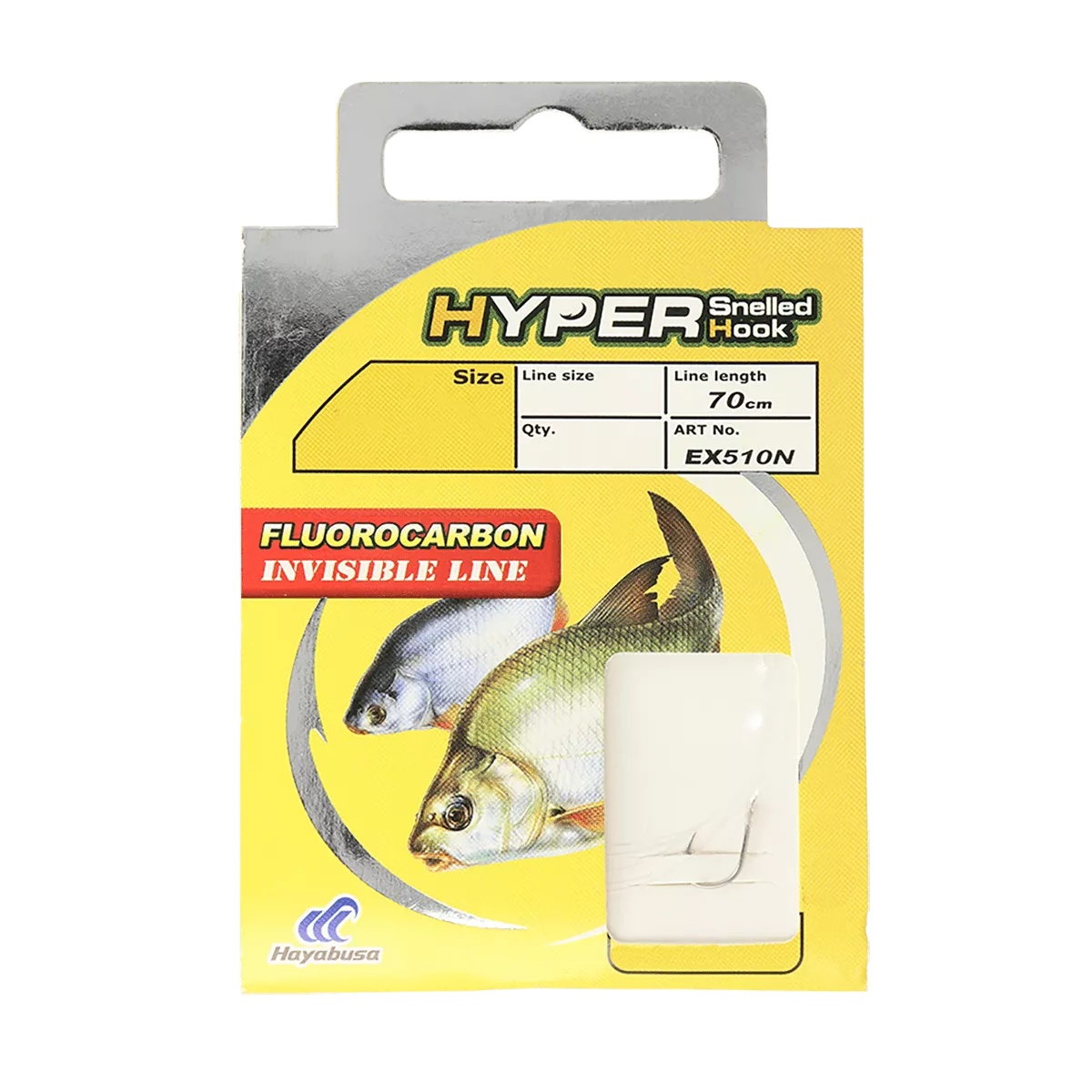Готовый поводок универсальный Hayabusa EX510N 0.17мм №8(10шт)