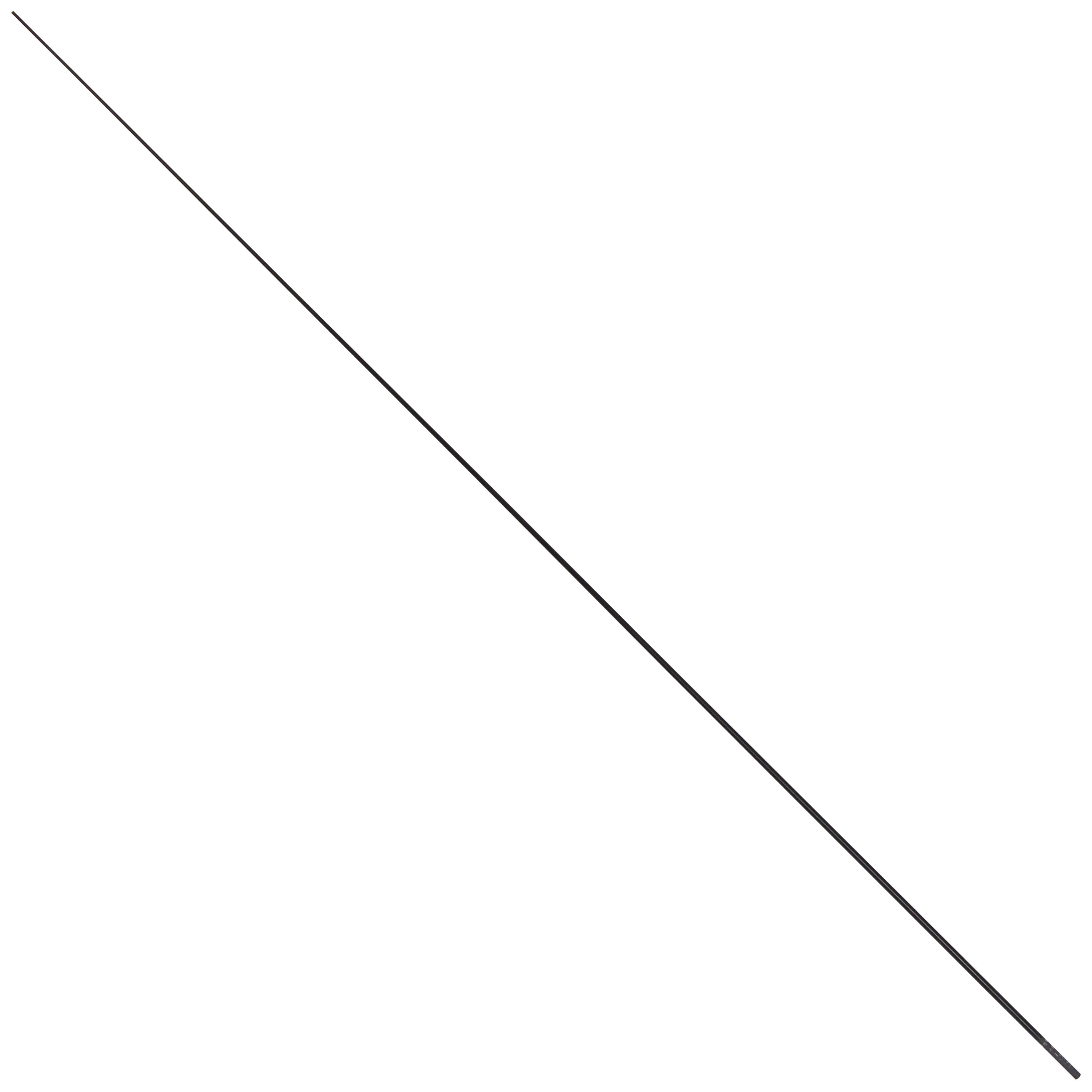 Вершинка карбоновая ZEOX 0.60м Ø3.2мм solid