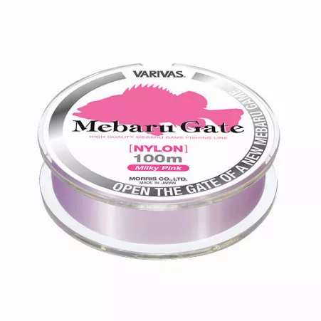 Волосінь Varivas Mebaru Gate 100м Light-Pink 0.165мм