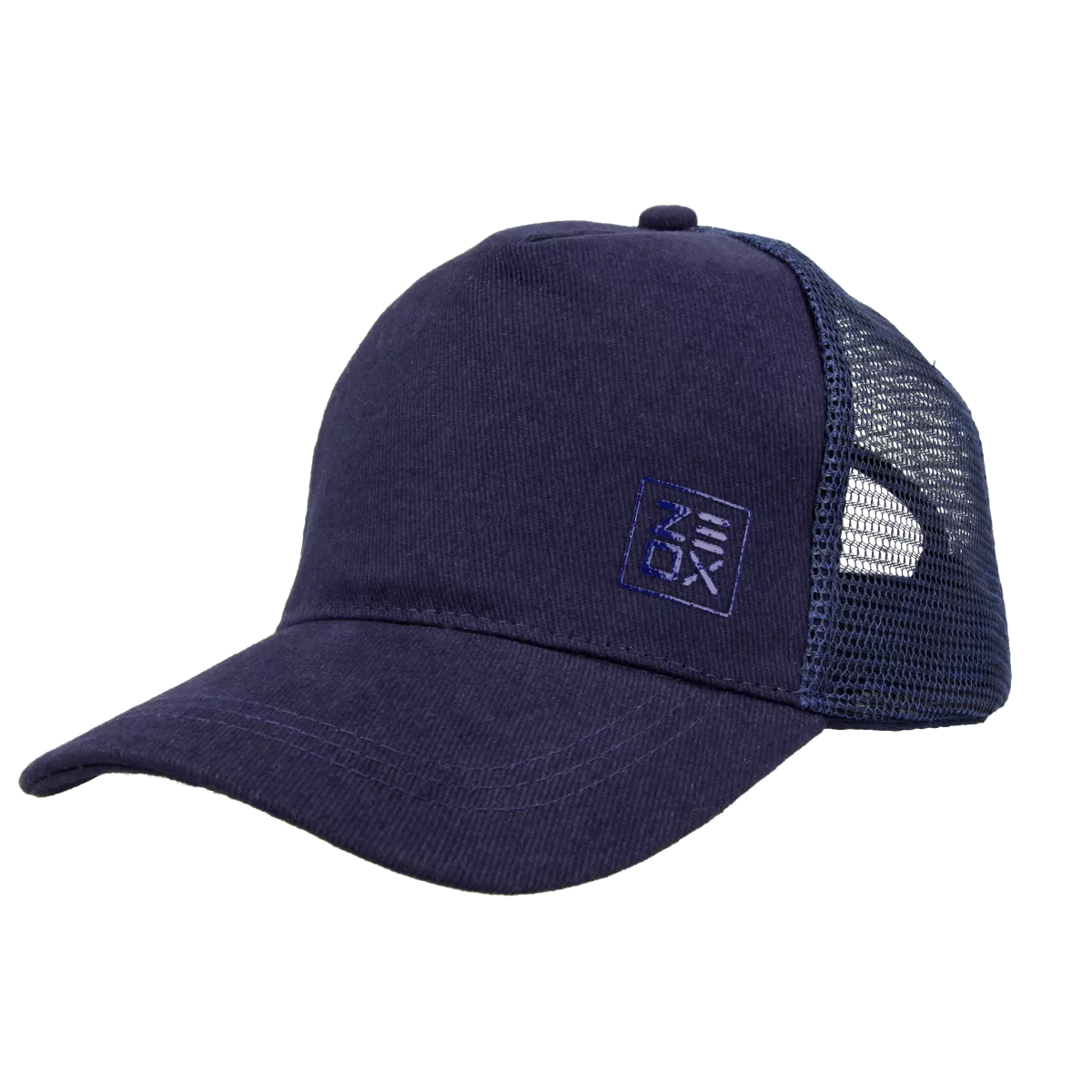 Кепка с сеткой ZEOX Trucker cиняя
