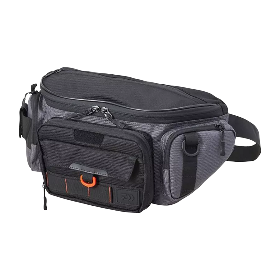 Сумка Daiwa HG Waist Pouch (C) Gray Orange