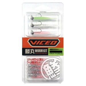Набір морських приманок Viceo Aji Mebaru Worm Kit 1.8"