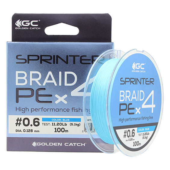 Шнур GC Sprinter PE X4 100м Blue
