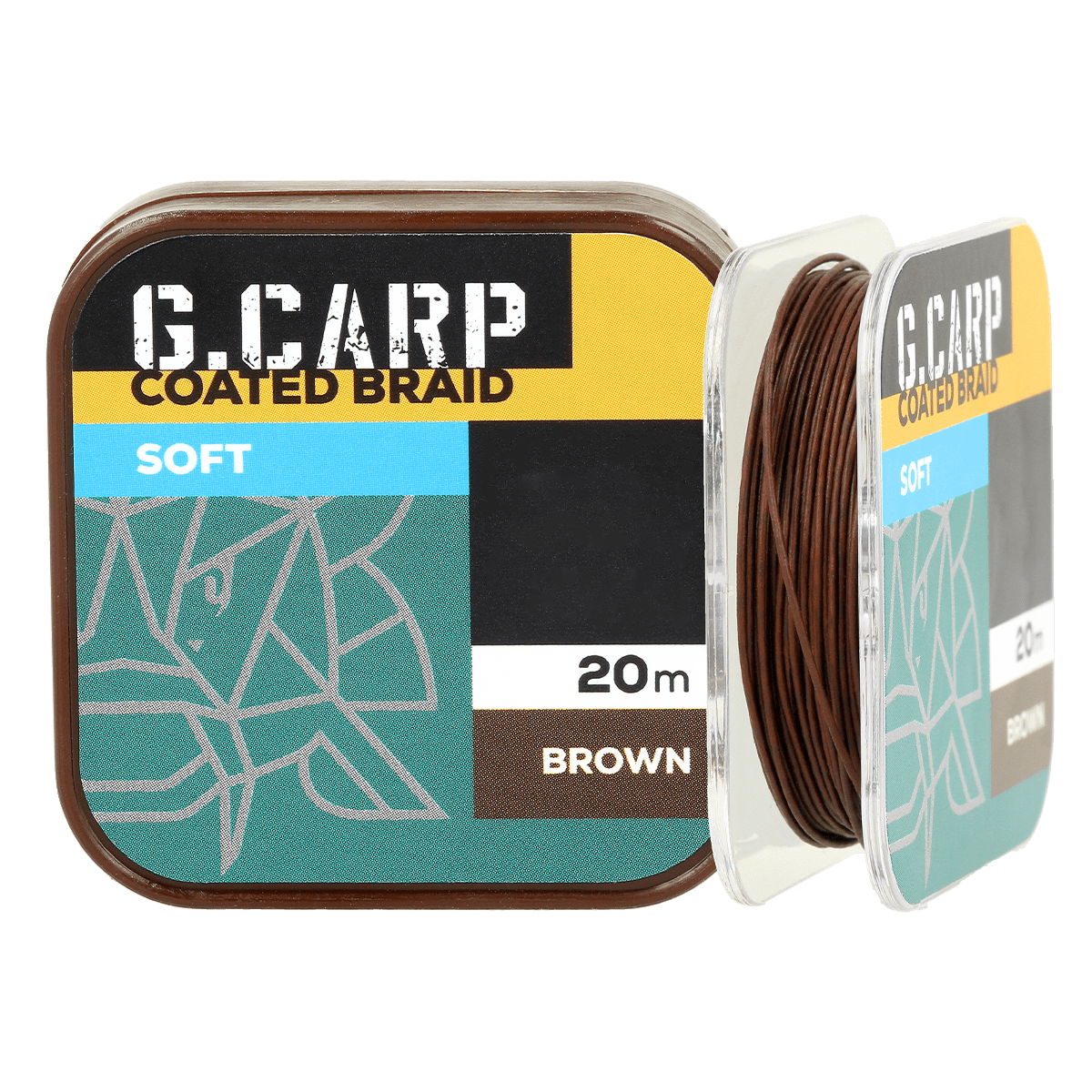 Поводочный материал  в оплетке GC G.Carp Coated Braid Soft 20м