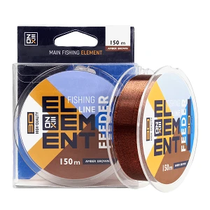 Волосінь ZEOX 3D Element Feeder 150м Amber Brown