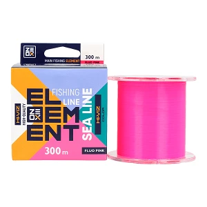 Волосінь ZEOX Hi-Viz Element Sea 300м Fluo Pink
