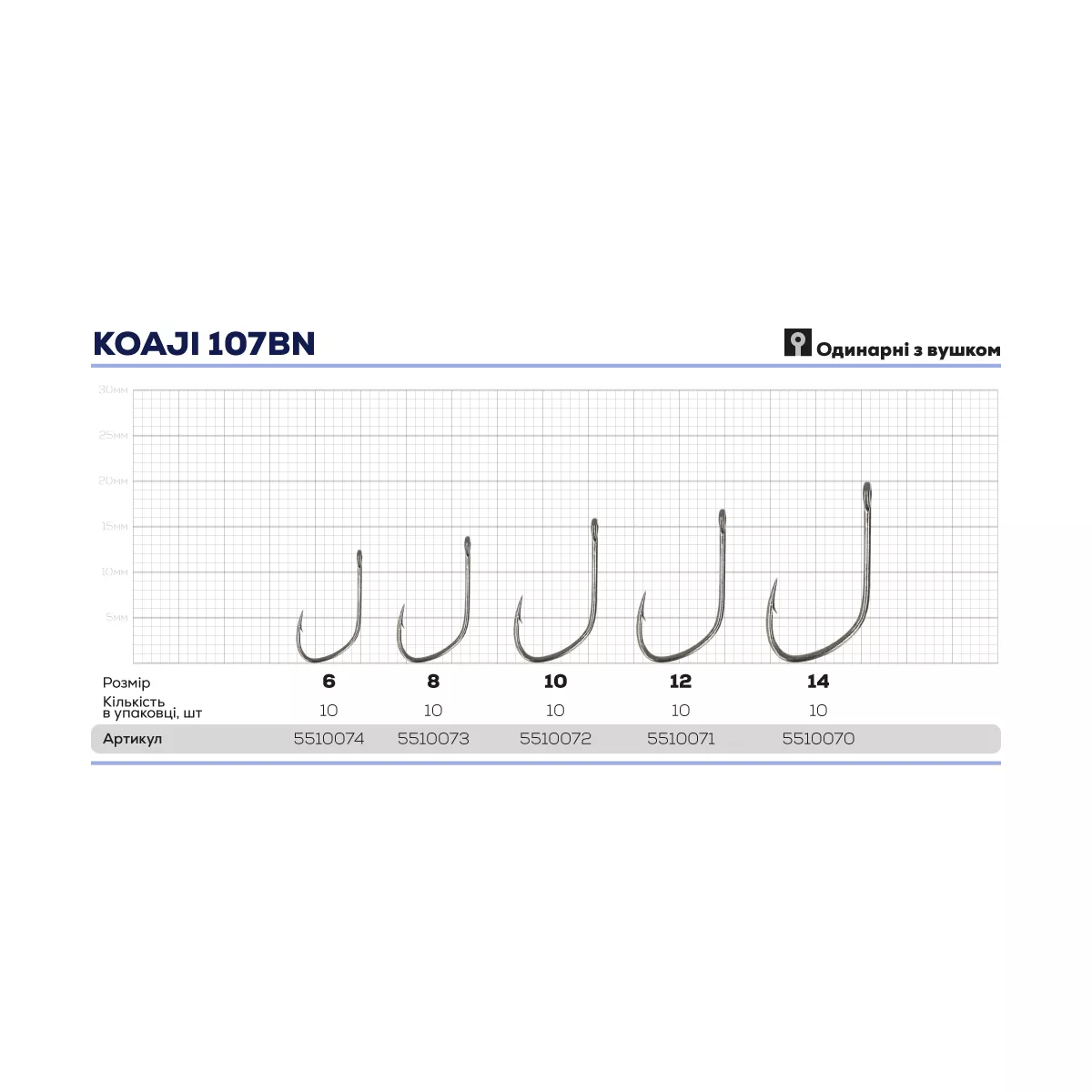 Гачок ZEOX Koaji 107BN - Фото №3
