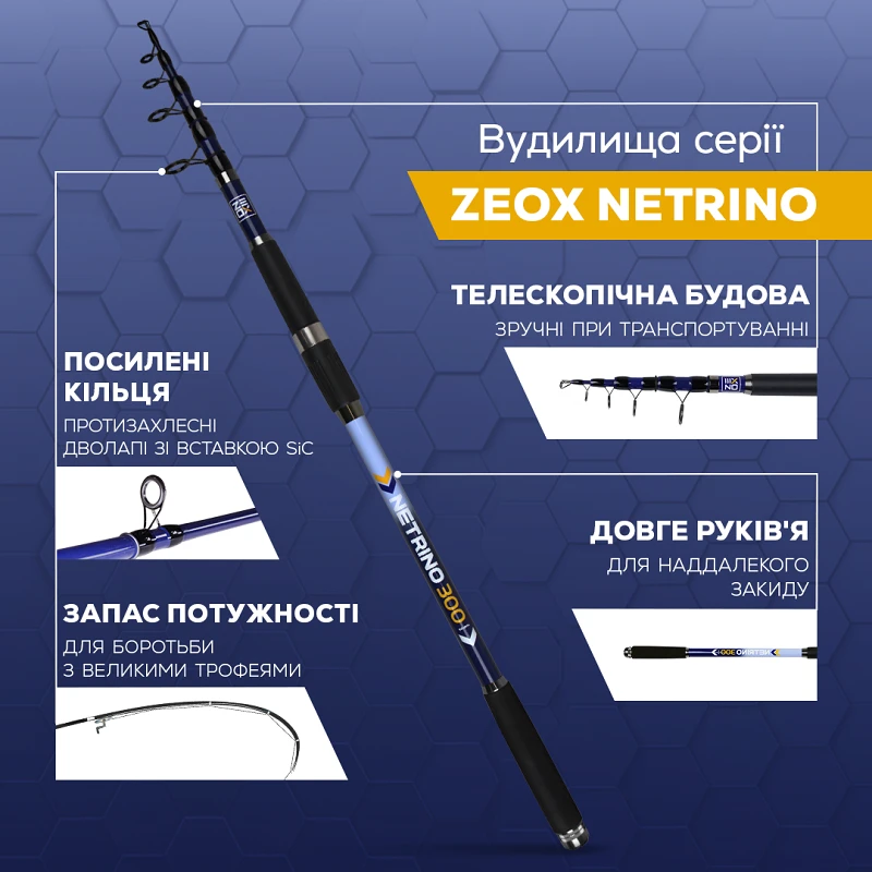 Вудилище ZEOX Netrino Pro - Фото №1