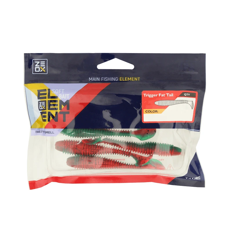Силікон ZEOX Trigger Fat Tail 2.7" - Фото №1